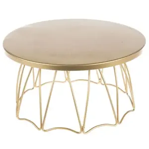 Dernier arrivage Support à gâteau de style luxueux Support à gâteau au design haut de gamme élégant pour les fêtes d'hôtel Décoration de table Utilisation de service - Product Image 1