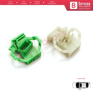 Clips de réparation de lève-vitre BWR35+BWR62 avant gauche pour Polo Classic 6V Caddy MK2 Cordoba MK1 Ibiza MK2 Inca Octavia MK1 1U 6K4 - Product Image 4