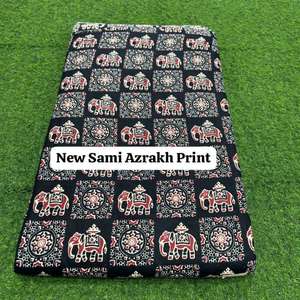 Tissu en coton imprimé tendance, résistant à la décoloration, finition douce, textile en coton pour vêtements ethniques, vêtements décontractés et robes - Product Image 1