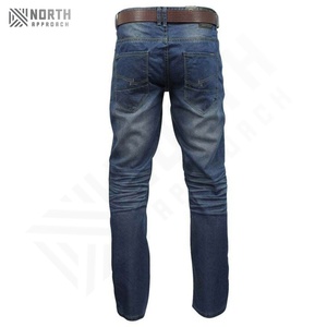 กางเกงยีนส์ของผู้ชายมาใหม่พอดีตัวปกติกางเกงยีนส์ทรงสลิมคุณภาพดีที่สุดสำหรับผู้ชายผ้าเดนิมแบบลำลอง - Product Image 2