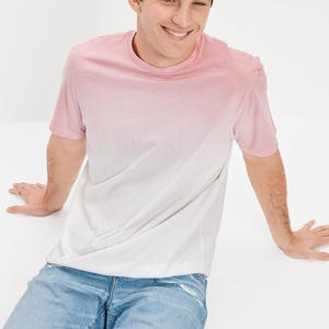 Camisetas Casuales de Verano para Hombre con Estampado Tie Dye OEM, Impresión Personalizada, Transpirables, 100% Algodón, Manga Corta, Corte Holgado, Logotipo de Marca Privada - Product Image 5