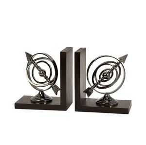 ที่ตั้งหนังสือโลหะสไตล์อุตสาหกรรมที่ทนทานพร้อมรูปทรงเรขาคณิตมินิมอลสำหรับพื้นที่สำนักงานที่ทันสมัยและการตกแต่งภายในแบบร่วมสมัย - Product Image 5