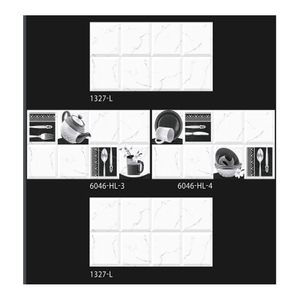 Azulejos de suelo y pared de porcelana brillante de estilo rústico moderno de 300*600mm para cocina, textura sólida para habitaciones interiores - Product Image 4