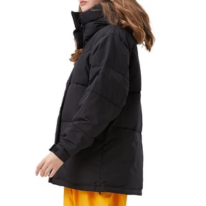 Haute qualité en gros personnalisé femmes automne hiver vêtements de Ski sweats à capuche imperméable respirant peau de mouton Ski veste manteau matelassé - Product Image 6