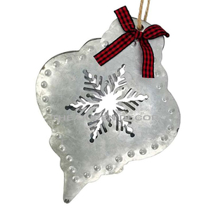 Cuerda de yute impresa personalizada, hoja de campanas colgantes, acabado de hierro dorado, adornos de vacaciones de Año Nuevo, Logo, decoraciones navideñas, Papá Noel - Product Image 5