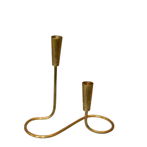 Candelabros de Metal de hierro de estilo Vintage elegante, decoración de mesa de Navidad multifuncional, Color dorado para Bodas de jardín - Product Image 3