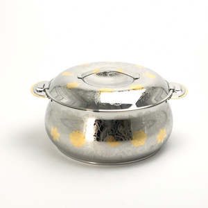 Nouveau Design Gravé Au Laser Jaune Personnaliser Conception Au Laser Pot En Acier Inoxydable Pour La Maison Hôtel Décor De Table - Product Image 5