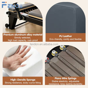 Fabrieksleverancier van aluminium pilates reformer core <span class=keywords><strong>bed</strong></span> voor fitnessstudio's en revalidatiecentra - Product Image 4