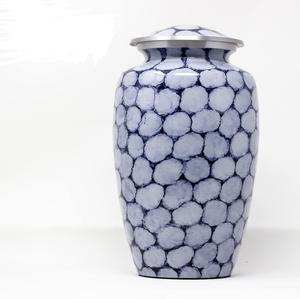 High Quality Modern Black Metal Cremation Urn with Gold Embossing Luxury Design 3-4L Decorative Tabletop Vase for <b>Memorial</b> Use - Product Image 3