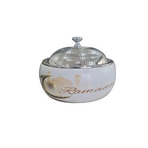 Marmite isolée de forme arrondie à double paroi en acier inoxydable finition dorée casserole serveur fournisseur de marmites d'Inde - Product Image 4