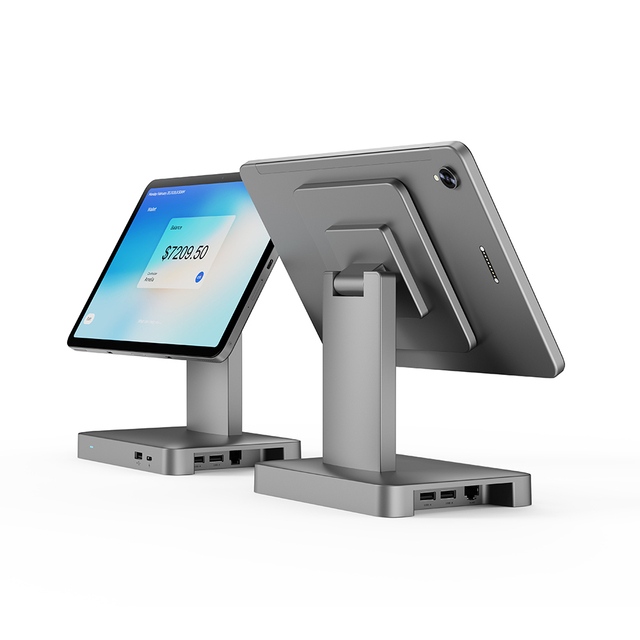 New Restaurant Android POS Terminal Cash Drawer Control POS Tablet with Magnetic Pin Stand NFC POS Tablet with Fingerprint