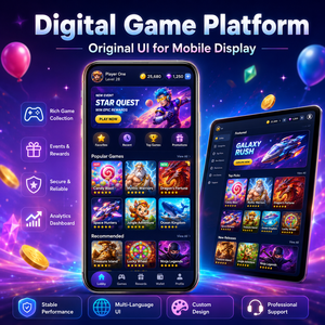 แพลตฟอร์มความบันเทิงเกมออนไลน์ดิจิทัล แอปเกมพร้อมอัปเดตผ่านคลาวด์ สำหรับระบบเกมหลายเกม ใช้ในอาร์เคดและห้องเกม ผลิตในสหรัฐอเมริกา - Product Image 6