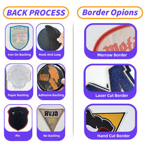 Parches Bordados Personalizados - Bajo Costo, Directo de Fábrica, Logotipo Personalizado y Forma de Corazón, Tela Tejida Ecológica para Gorras y Bolsos, Unisex, DIY - Product Image 5