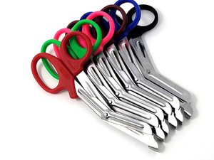 Ciseaux d'urgence multicolores, ciseaux pour infirmières EMT, artisanat, couture, médecins, pompier, Offre Spéciale - Product Image 4