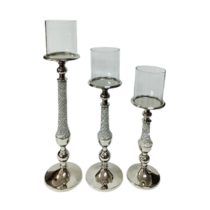 เชิงเทียนอลูมิเนียมรูปตัวทีสำหรับใช้ในบ้านสมัยใหม่เครื่องใช้บนโต๊ะอาหารในเทศกาลคริสต์มาสที่ทันสมัย - Product Image 6