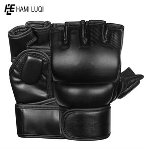 Gants MMA Ultimate Shock Absorption Gel-Infused Cuir et PU Imprimé Style Sparring Équipement de boxe pour l'entraînement sportif - Product Image 3