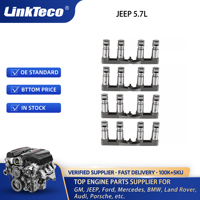 Linkteco Kit de reconstruction de révision de moteur Kit de distribution de bielles de vilebrequin adapté pour Chrysler Dodge Jeep Grand Cherokee 5.7L Hemi 09-21