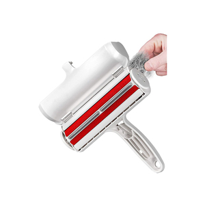 ลูกกลิ้งกำจัดขนสัตว์เลี้ยงแบบใช้ซ้ำได้ รูปทรงกบ สำหรับกำจัดขนสุนัขและแมวบนเสื้อผ้า - Product Image 6