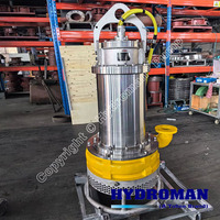 Pompa Lumpur Submersible Baja Tahan Karat Hydroman SS316L 4" Peru