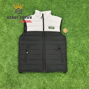 Venta al por mayor personalizada media manga hombres Puffer chaleco chaqueta de alta calidad de los hombres Puffer calefacción chaqueta de invierno - Product Image 4