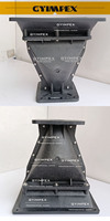 Chine usine de klaxon de haut-parleur 262*195*267mm ABS simple 2 "boulon sur pilote ligne réseau Compression klaxon longue gorge haut-parleur guide d'ondes