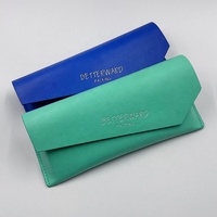 Lunettes de soleil magnétiques accessoires d'emballage étuis souples étui à lunettes en cuir Pu stockage lunettes pochette sacs emballage de lunettes personnalisé