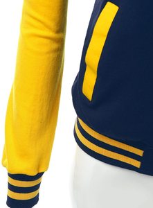 Wholesale Women Fashion Casual Baseball <b>Jacket</b> Custom Letterman <b>Jacket</b> Cotton Polyester Unisex Varsity <b>Jacket</b> - Product Image 4