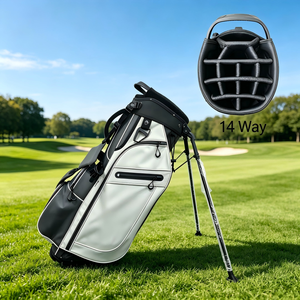 Sac de golf personnalisé avec broderie de logo, léger, de luxe, avec support, organisateur professionnel, style <span class=keywords><strong>tour</strong></span>, sac de transport - Product Image 1