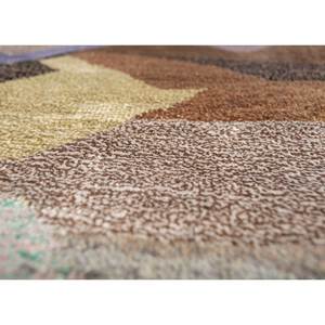 Tapis géométrique rectangulaire Freedom Manchaha Gold 9x12 en laine, bambou et soie, noué à la main, pour la maison, le couloir, pour adolescents - Les-1607 - Product Image 3
