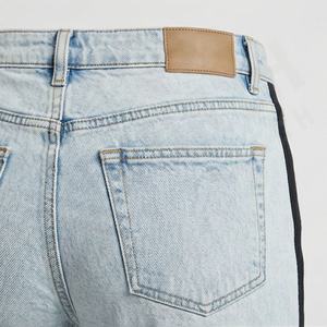 Jeans à taille haute et coupe bootcut pour femmes, pantalon évasé en denim, pantalon large, mode streetwear, bas lavables pour femmes - Product Image 5