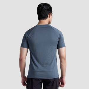 T-shirt de sport Sense Aero Basic gris 100 % polyester Dry-Fit compressé imprimé - Product Image 2