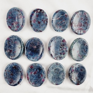 Super Quality And Cheap Price On Soha Agate Natural Stone Ruby Kynite Oval Shape Worry Stone <b>For</b> Healing Energy And Gift On <b>Sale</b> - Product Image 6
