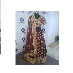 Lahenga choli-vestido de novia indio, para boda, diseño lehenga 2022, se puede personalizar en cualquier color y tamaño - Product Image 1