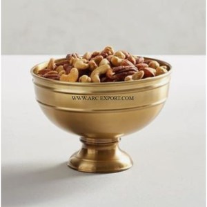 Support à chocolat Argenterie Plateau Dessert Bol en métal Rond Chocolat Dates Bol de service à prix compétitif - Product Image 6