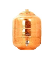 Distributeur d'eau en cuivre de qualité supérieure, design simple, fait main, sur mesure, pot à eau en cuivre artisanal, meilleure vente