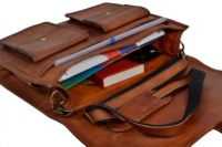 Sac messager vintage en cuir véritable marron, fait à la main, sac pour ordinateur portable, sac d'école pour garçons et filles, sacs d'affaires, cadeau pour lui ou elle