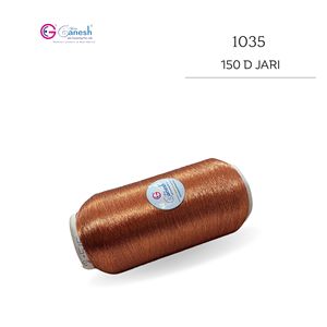 Haute Ténacité 150D Broderie Jari MS Type Polyester Jari avec Lurex S et ST Type Métallique 1035 150D jari - Product Image 2