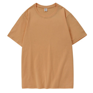 T-shirt d'été 100% coton personnalisé pour hommes T-shirts tissés GSM lourds unisexes surdimensionnés à manches courtes avec impression numérique vente en gros - Product Image 4