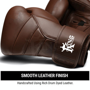 High Quality Leather Waterproof MMA Boxing <b>Gloves</b> Hook-and-Loop Wrist <b>Pull</b>-On Closure for Gym Training and Wholesale - Product Image 4
