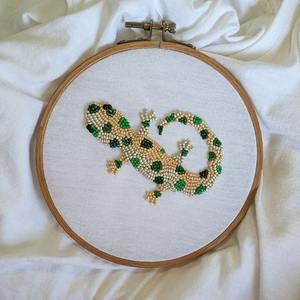 Porte-clés de mariage en cristal de quartz rose jaune-vert, perles faites à la main, broderie, breloques pour sac, design festif, imperméable, écologique - Product Image 3