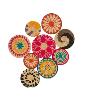 Colgante de pared Moonj Grass Multicolor hecho a mano ecológico de calidad Superior para decoración de pared del hogar a precio mayorista - Product Image 4