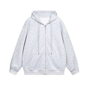 Sweat-shirt unisexe surdimensionné à impression sérigraphique, prix de gros, vente chaude, logo personnalisé de haute qualité, imprimé vintage - Product Image 1