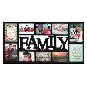 กรอบรูปโลหะสีเงินทรงเรียบง่าย Family XL พร้อมแผ่นอะคริลิค MDF และกระดาษตกแต่ง สองด้าน ขนาดสั่งทำได้ 4x6 5x7 A4 - Product Image 1