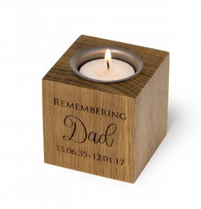 เชิงเทียนไม้ทีไลท์สำหรับบริการงานศพและรำลึกของขวัญสำหรับการให้เกียรติคนที่คุณรักหรือสัตว์เลี้ยงจากเวียดนาม - Product Image 3