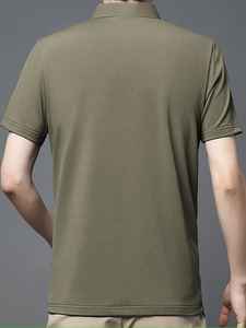 Polo de Algodón de Alta Calidad con Logotipo Personalizado, Ropa de Exterior, Polo Deportivo Informal de Punto Cómodo para Hombre - Product Image 5