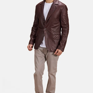 Top Ropa deportiva para hombres Cremallera completa Chaqueta de espuma de moda Diseño de talla grande personalizado Chaqueta de cuero de motocicleta para hombres de moda - Product Image 2