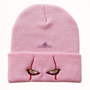 Custom Wholesale Beanie Your Own Embroidery Logo Woven Label 100% Acrylic Beanie Hat/Adult Size - Product Image 4
