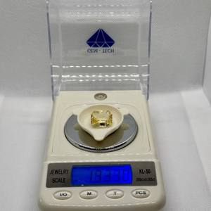 Moissanite suelto facetado corte esmeralda zafiro amarillo natural sin calentar al por mayor calidad excepcional - Product Image 3