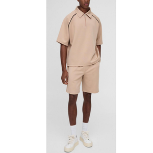 Conjunto de ropa informal de dos piezas para hombre, transpirable y ligero, Etiqueta Privada, servicio de marca personalizada - Product Image 2