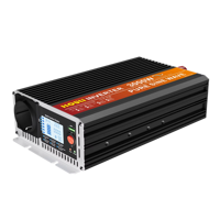 Convertisseur d'énergie HOULI 6000W à onde sinusoïdale pure monophasé 50/60Hz pour voiture, maison et camping-car, DC 12V vers AC 220V, efficacité 90%